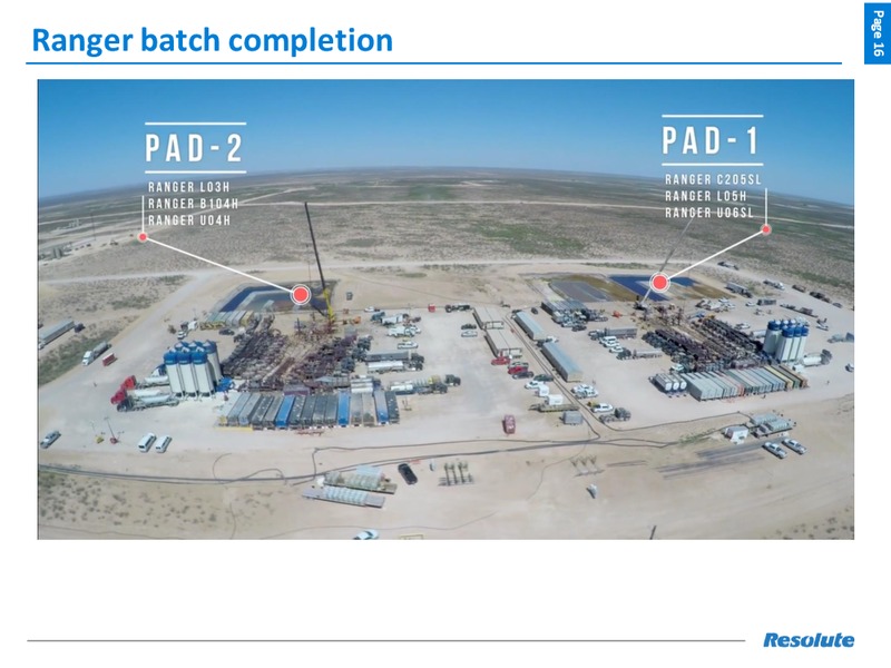 June 2018 Investor Presentation – Resolute Energy Corp – slide 15
