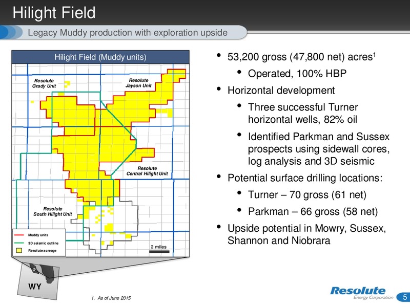 Powder River Basin Presentation – Resolute Energy Corp – slide 4