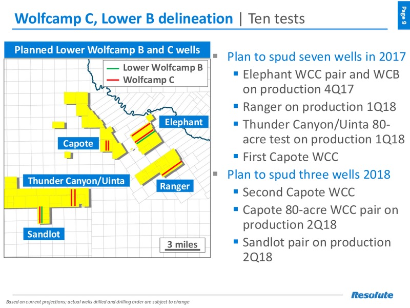 September 2017 Investor Presentation – Resolute Energy Corp – slide 8