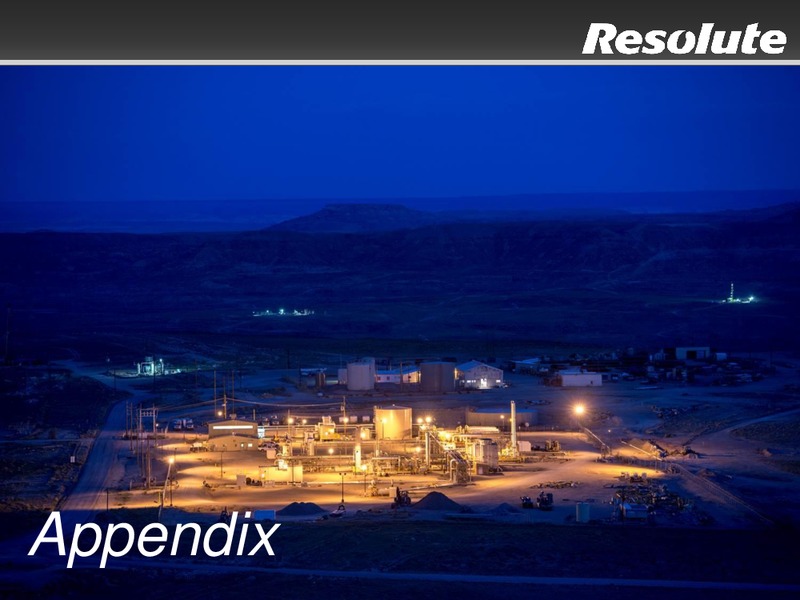 JUNE 2015 INVESTOR PRESENTATION – Resolute Energy Corp – slide 36