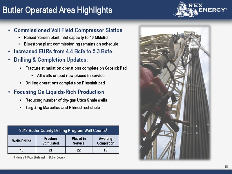 Q4 2011 Earnings Call – Rex Energy Corp – slide 8