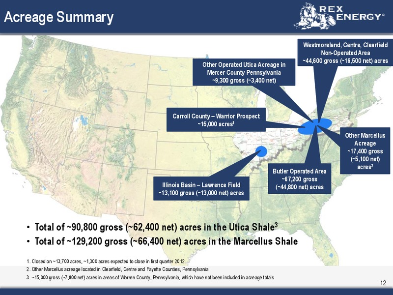 Corporate March 2012 Presentation – Rex Energy Corp – slide 10