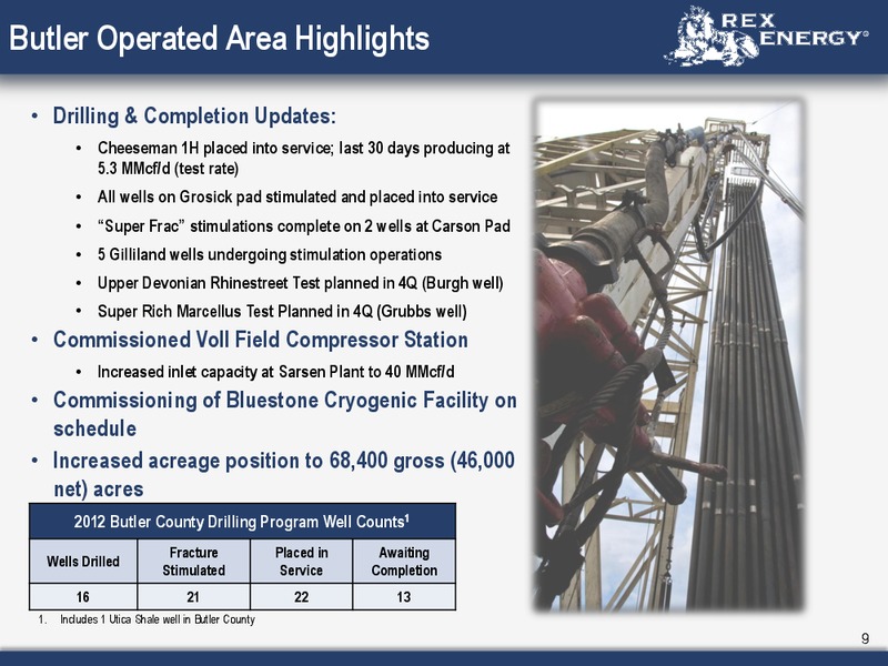 Q1 2012 Earnings Call – Rex Energy Corp – slide 7