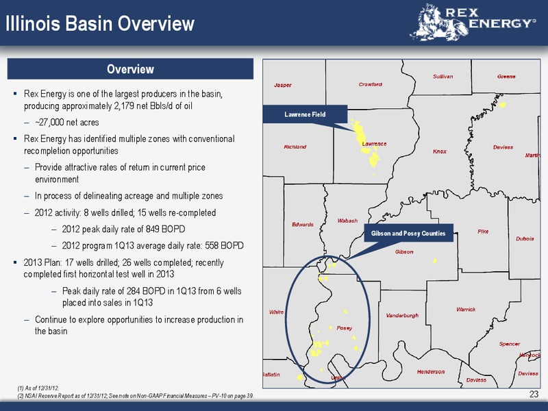 Corporate May 2013 Presentation – Rex Energy Corp – slide 21