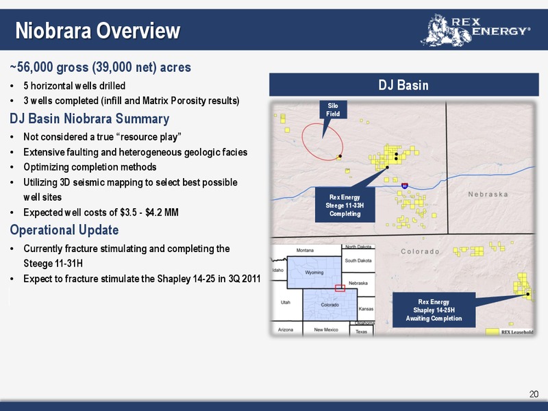 Q2 2011 Earnings Call – Rex Energy Corp – slide 18