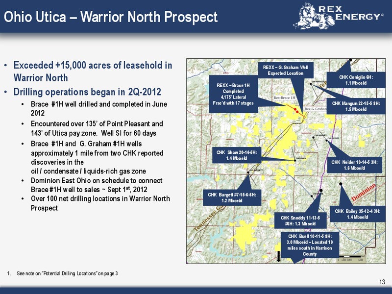 Q2 2012 Earnings Call – Rex Energy Corp – slide 11