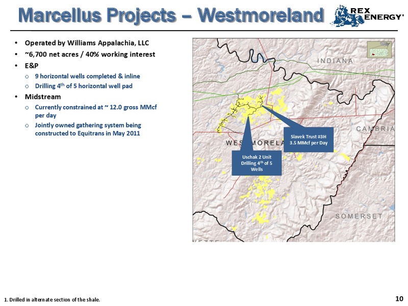 Q3 2010 Earnings Call – Rex Energy Corp – slide 9
