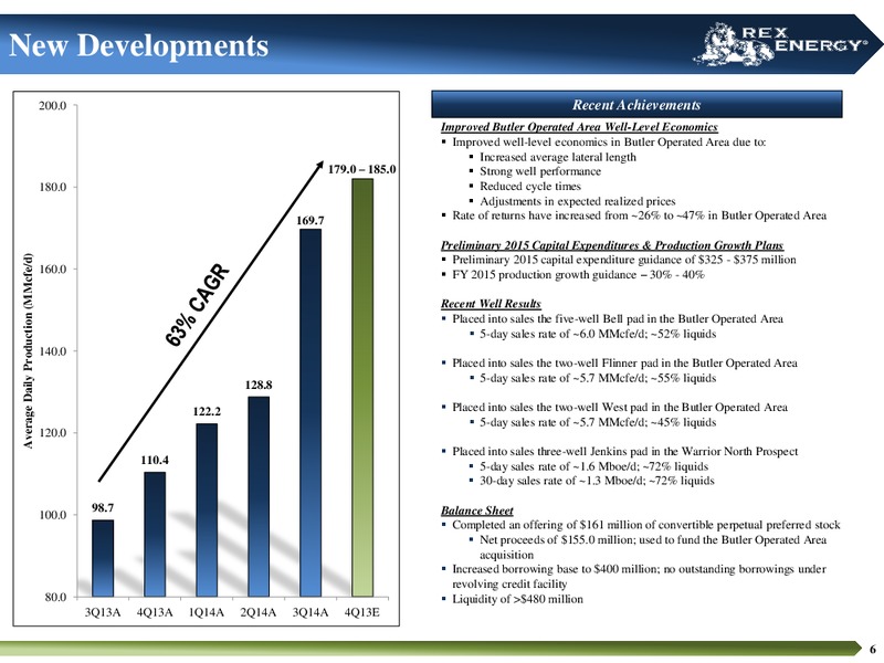 Corporate December 2014 Presentation – Rex Energy Corp – slide 4