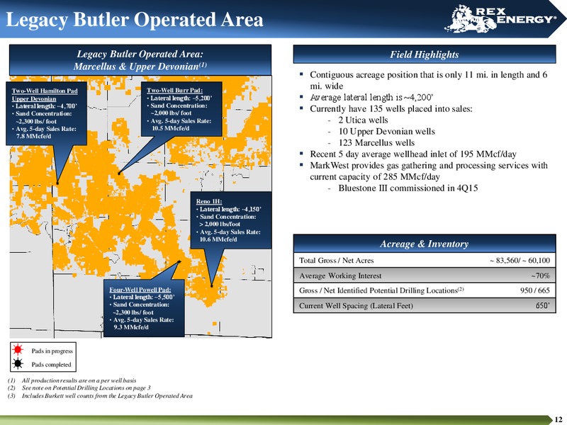 January 2016 Investor Presentation – Rex Energy Corp – slide 10