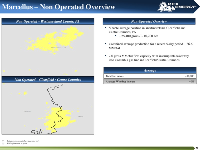 August 2016 Corporate Presentation – Rex Energy Corp – slide 19