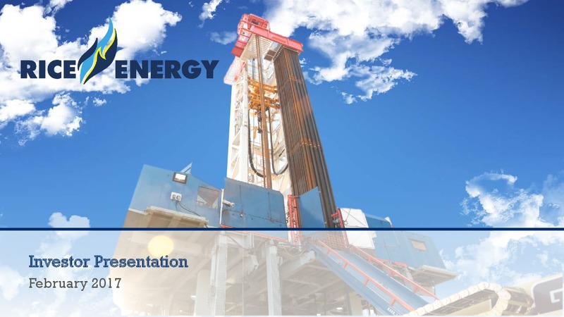 Q4 2016 Investor Presentation – Rice Energy – slide 1