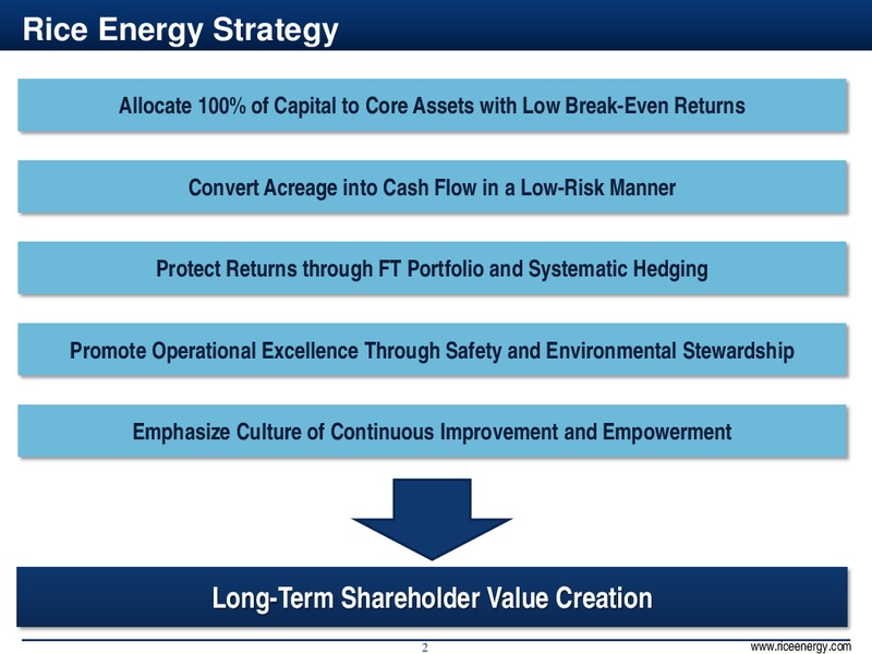 Howard Weil Investor Conference – Rice Energy – slide 2