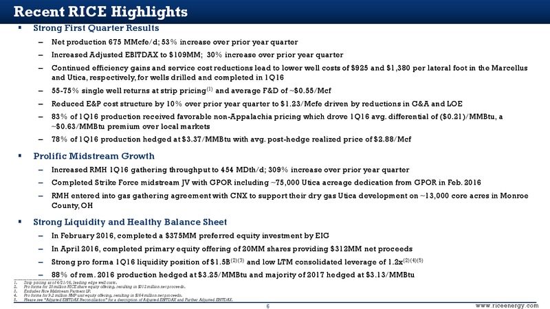 Wells Fargo West Coast Energy Conference – Rice Energy – slide 5