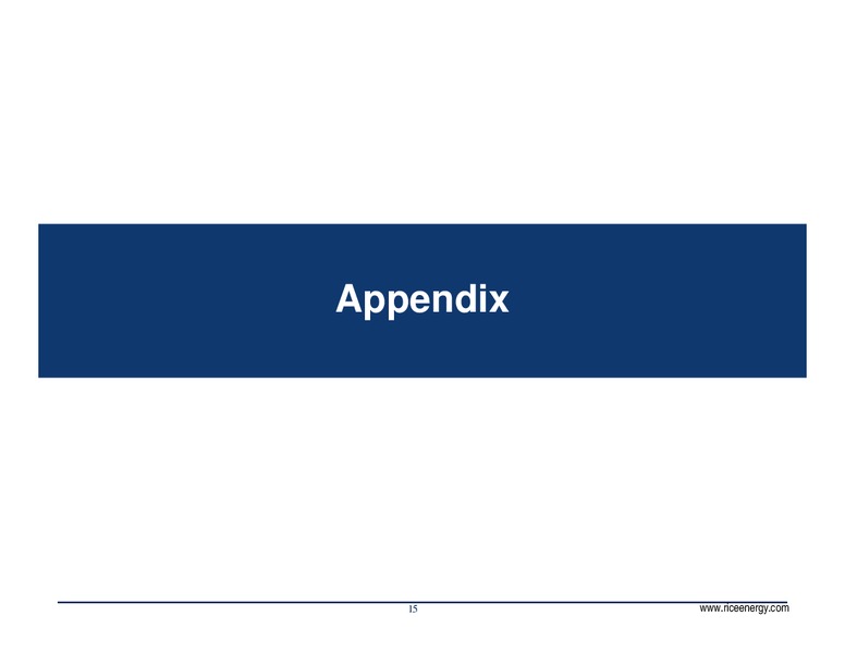 SunTrust Robinson Humphrey Appalachian Conference – Rice Energy – slide 15