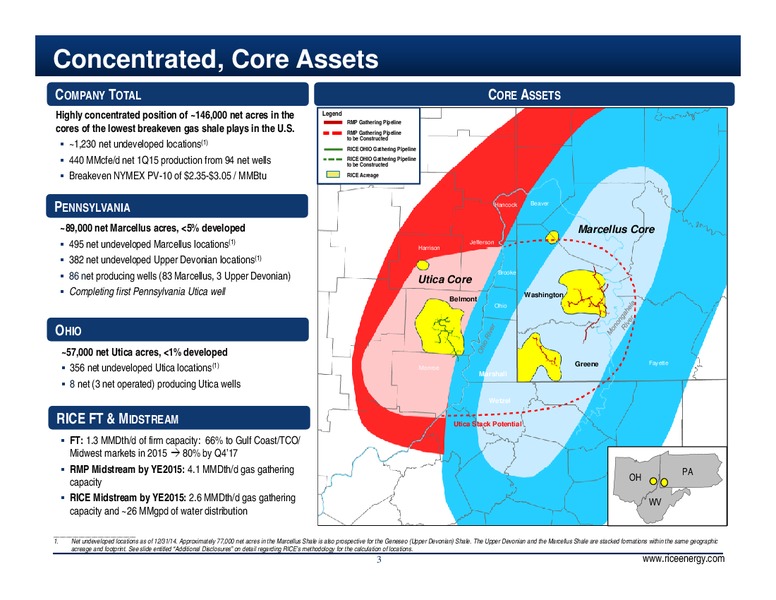 SunTrust Robinson Humphrey Appalachian Conference – Rice Energy – slide 3
