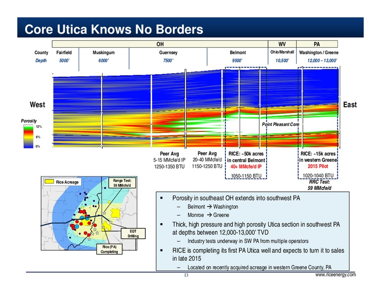 SunTrust Robinson Humphrey Appalachian Conference – Rice Energy – slide 13