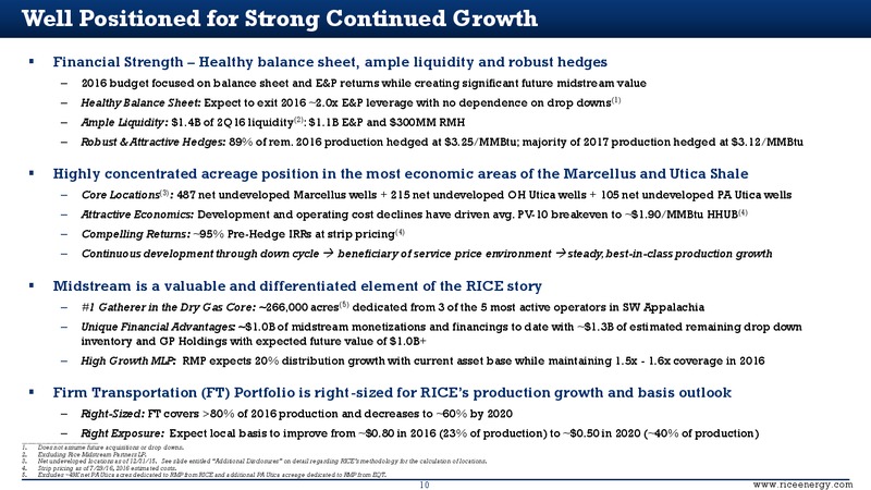 Heikkinen Energy Conference Presentation – Rice Energy – slide 10