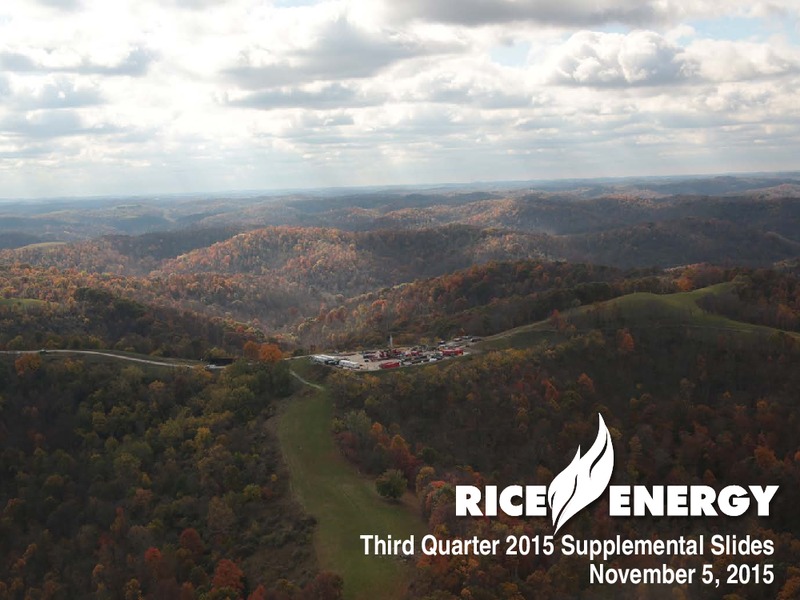 Q3 2015 – Rice Energy – slide 1