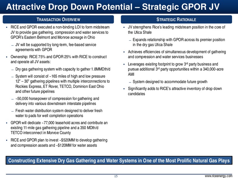Q3 2015 – Rice Energy – slide 15