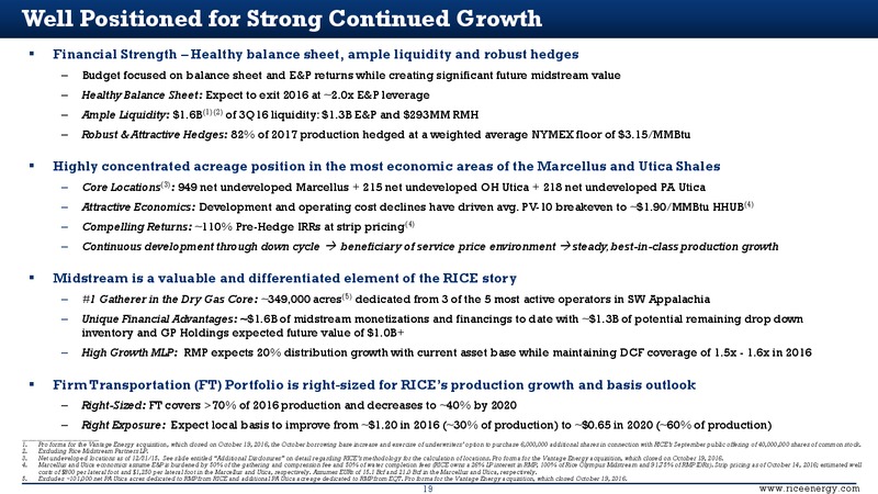 Jefferies Energy Conference – Rice Energy – slide 19