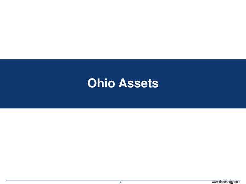 Wells Fargo Energy Conference – Rice Energy – slide 14