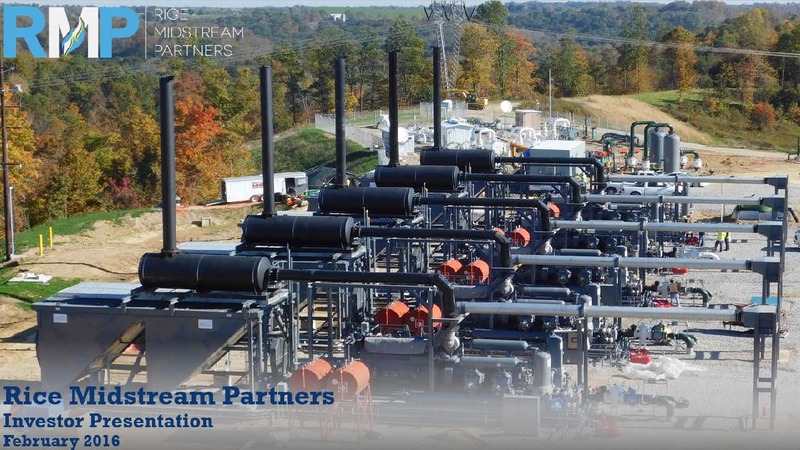 February 2016 Investor Presentation – Rice Midstream Partners Lp – slide 1