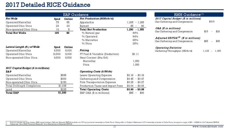 February 2017 Investor Presentation – Rice Midstream Partners Lp – slide 35