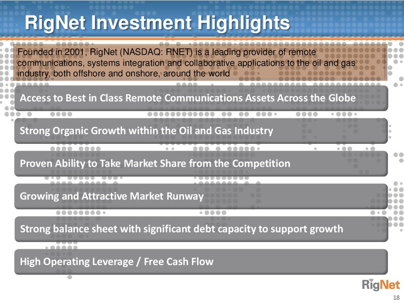 Pareto Securities' Oil and Offshore Conference – Rignet, Inc. – slide 17