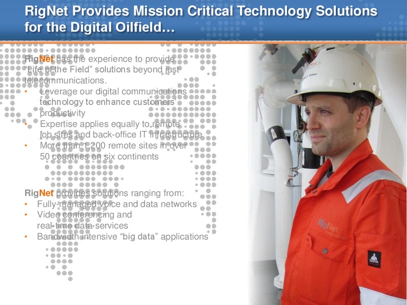 Oppenheimer 18th Annual Technology Internet and Communications Conference – Rignet, Inc. – slide 3