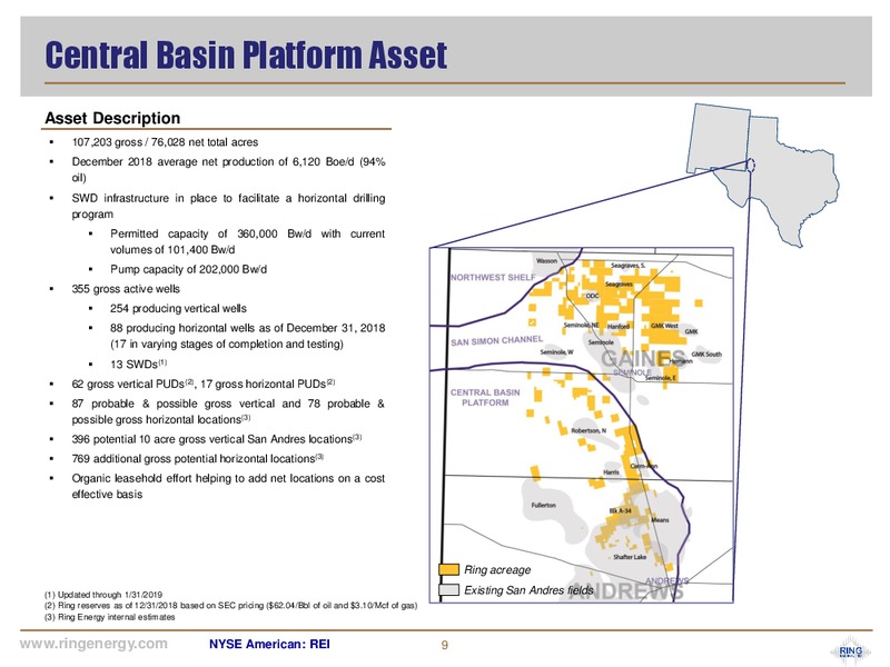 March 2019 Corporate Presentation – Ring Energy Inc. – slide 8