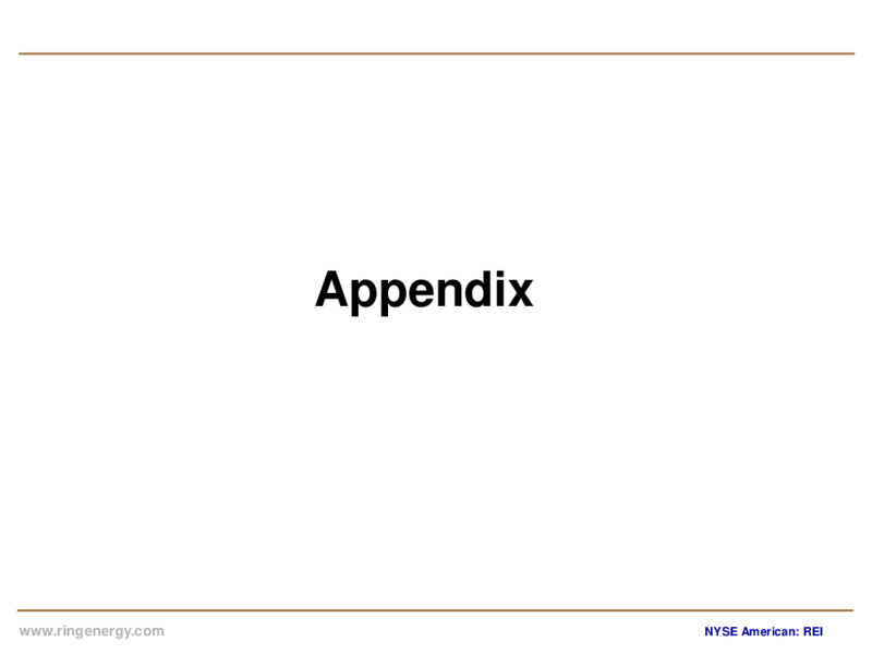March 2020 Corporate Presentation – Ring Energy Inc. – slide 27
