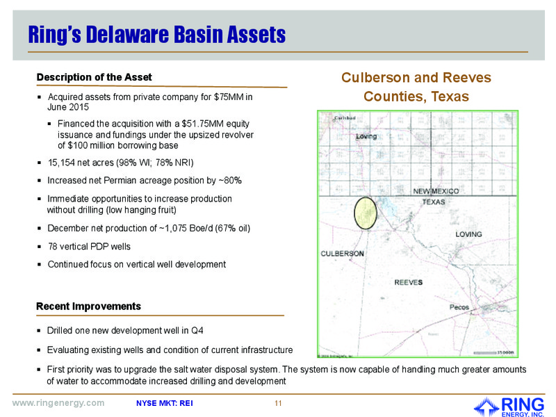 April 2016 Investor Presentation – Ring Energy Inc. – slide 10