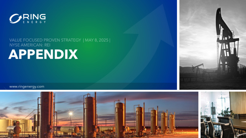 1Q 2025 Earnings Presentation – Ring Energy Inc. – slide 29