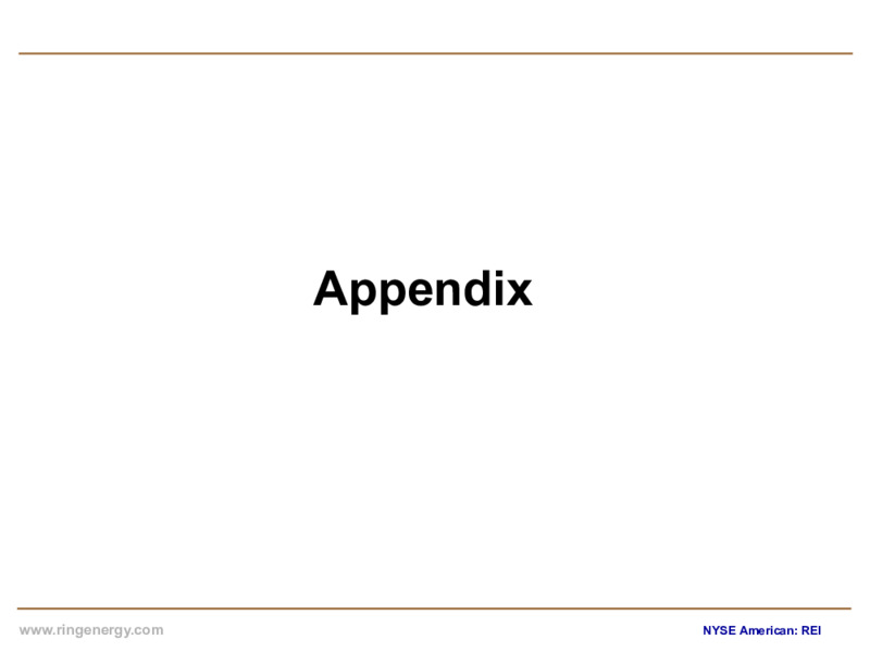 1Q 2020 Earnings Presentation – Ring Energy Inc. – slide 26