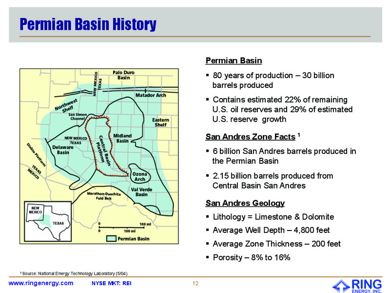 June 2015 Investor Presentation Update – Ring Energy Inc. – slide 11