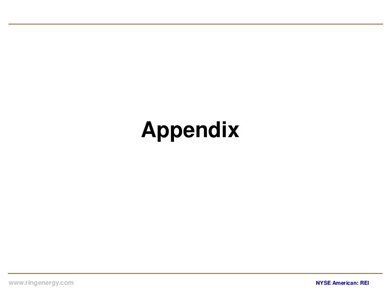 October 2018 Corporate Presentation – Ring Energy Inc. – slide 19