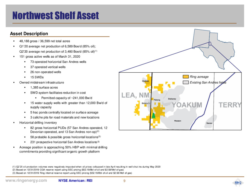 October 2020 Corporate Presentation – Ring Energy Inc. – slide 8