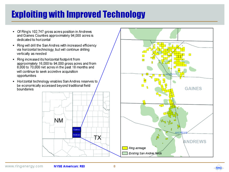 November 2017 Corporate Presentation – Ring Energy Inc. – slide 7