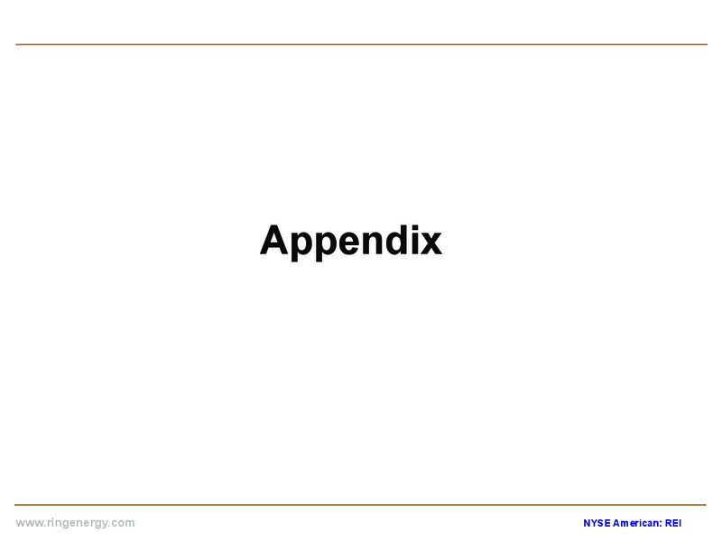 November 2017 Corporate Presentation – Ring Energy Inc. – slide 18
