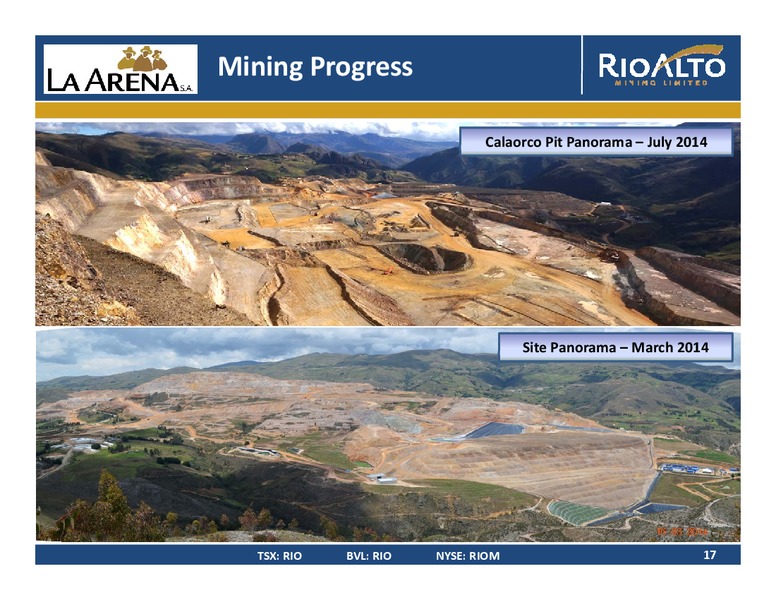 Corporate Presentation – Rio Alto Mining – slide 15