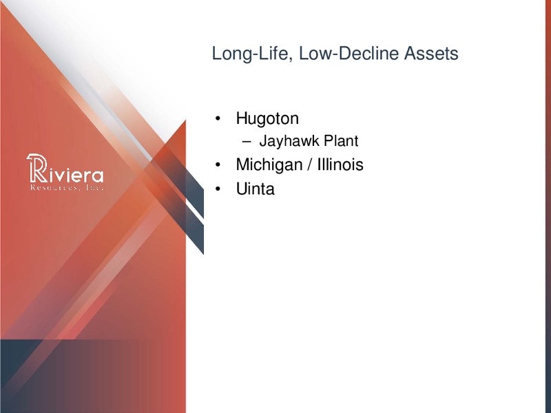 August 2018 Investor Presentation – Riviera Resources – slide 34