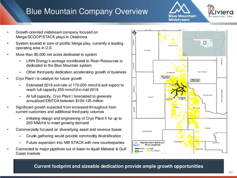 August 2018 Investor Presentation – Riviera Resources – slide 41