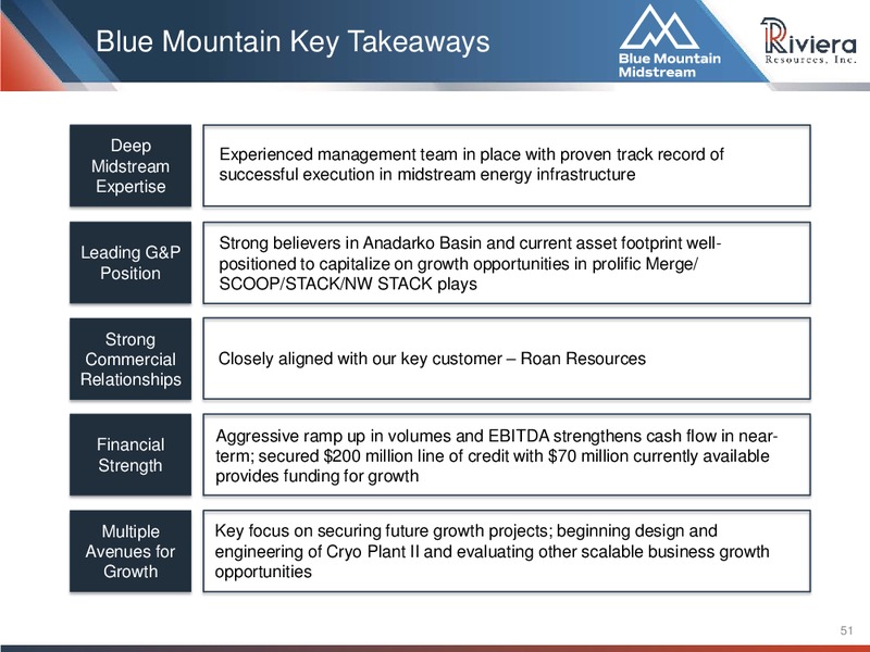 August 2018 Investor Presentation – Riviera Resources – slide 49