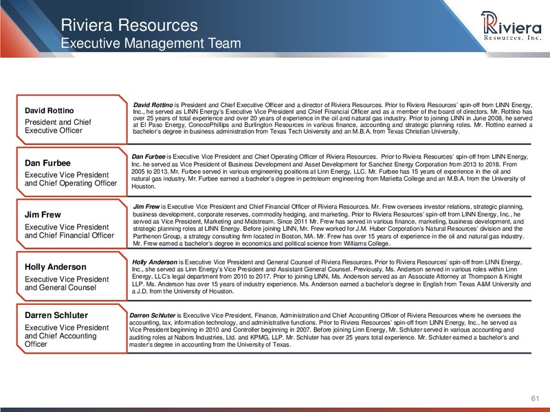 Barclays CEO Energy Power Conference – Riviera Resources – slide 59
