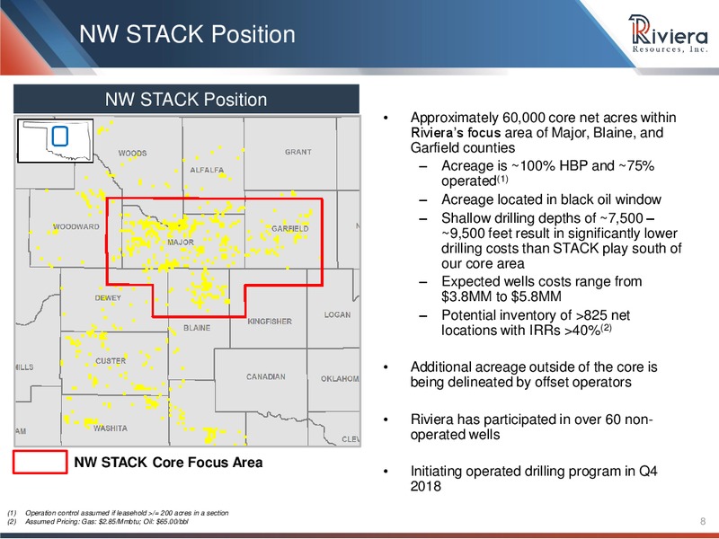 3Q 2018 Earnings Presentation – Riviera Resources – slide 6