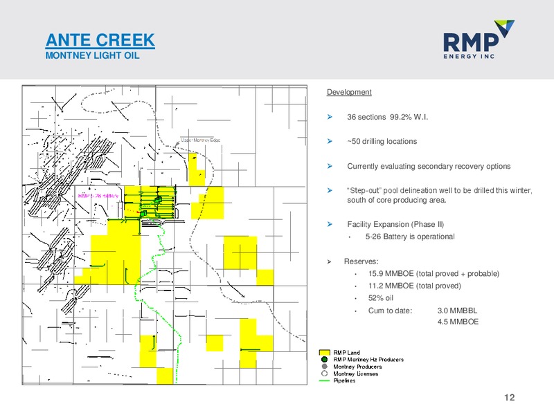 JUNE 2015 CORPORATE PRESENTATION – Rmp Energy Inc. – slide 10