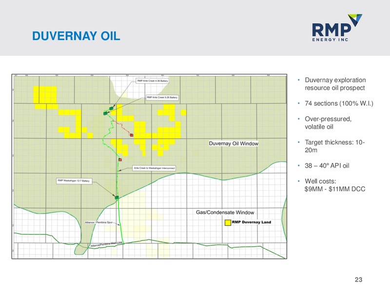 June 2016 Corporate Presentation – Rmp Energy Inc. – slide 20
