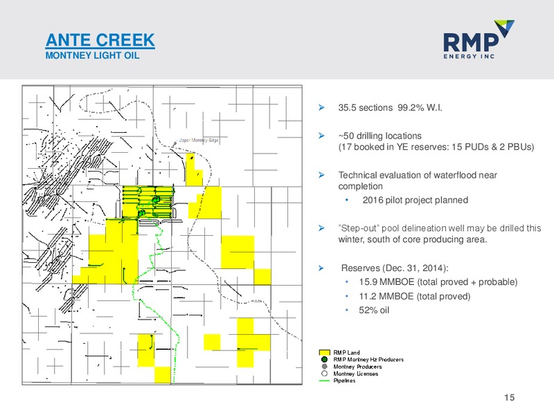 New York City FEC Event – Rmp Energy Inc. – slide 12