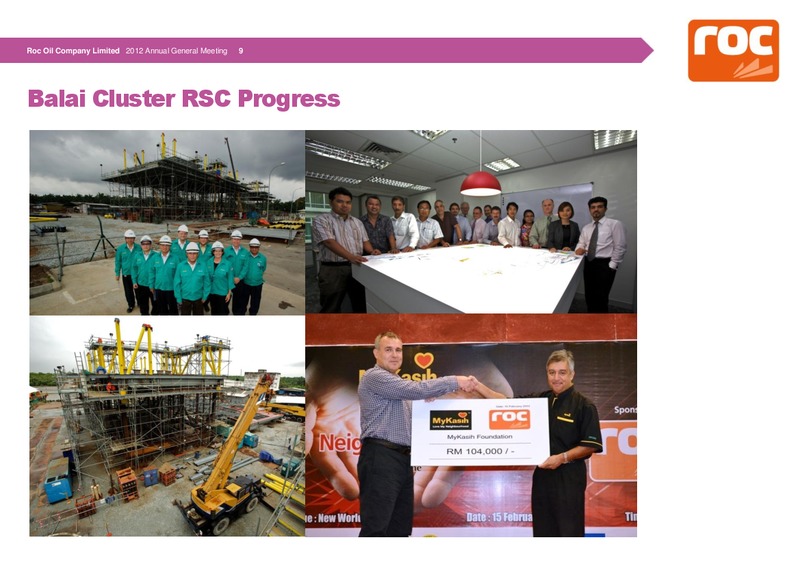Shareholder Analyst Call – Roc Oil – slide 14