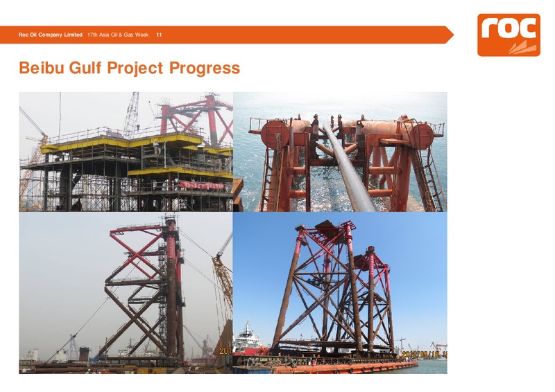 17th Asia Oil Week – Roc Oil – slide 11